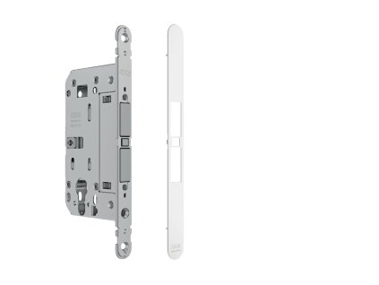 AGB - Magnetický zámok TOUCH & CLOSE PZ s krytkou - 50  BIM - biela matná (FM)