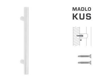 FT - MADLO kód K00 Ø 35 mm ST ks  BIM biela matná (FBO)