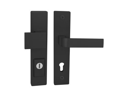 TI - FORTE PLUS 3214/CINTO 2732 - SH, hrúbka dverí 64-70 mm  CIM - čierna matná (153)