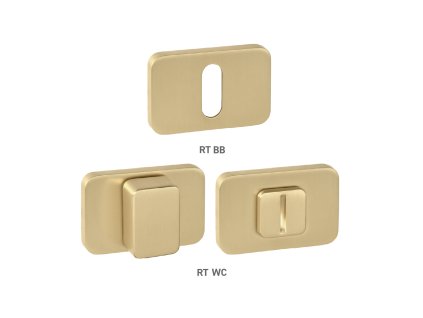 MP - ROZETA PERFECTA - RT  ZLM - zlatá matná (SATIN BRASS)