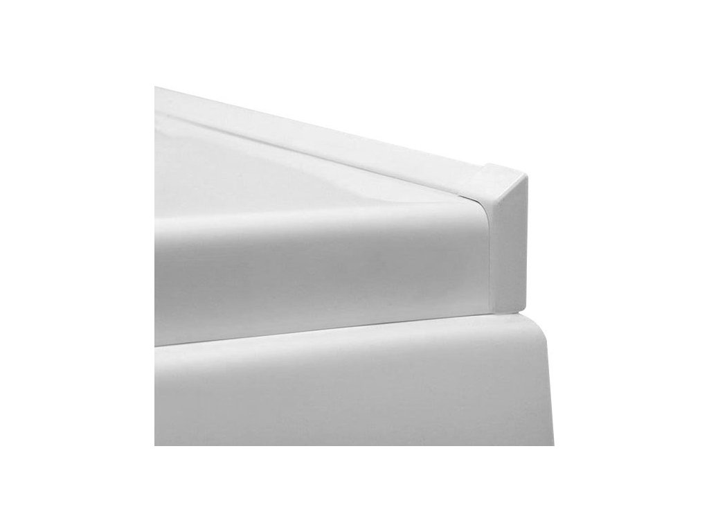 Polysan Krycí lišta pro vany a vaničky, 2x 1950mm, 2x roh, 2x zakončení, bílá 91020