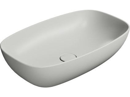 GSI NUBES keramické umyvadlo na desku 60x38cm, cenere mat 978317