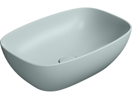 GSI NUBES keramické umyvadlo na desku 50x35cm, ghiaccio mat 978415