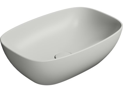 GSI NUBES keramické umyvadlo na desku 50x35cm, cenere mat 978417