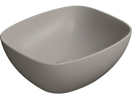 GSI NUBES keramické umyvadlo na desku 40x35cm, tortora mat 978505