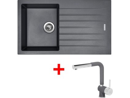 4289784 8596142050666 sinks perfecto 860 titanium mix 3 p gr