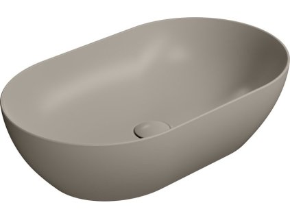 GSI PURA keramické umyvadlo na desku 60x37cm, tortora mat 883405