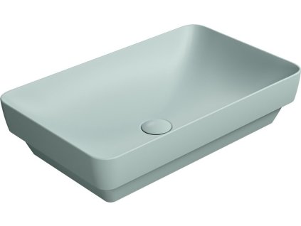 GSI PURA keramické umyvadlo na desku 60x38cm, ghiaccio mat 883715
