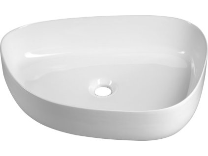 Aqualine Keramické umyvadlo na desku, 55x42cm, bílá 55421