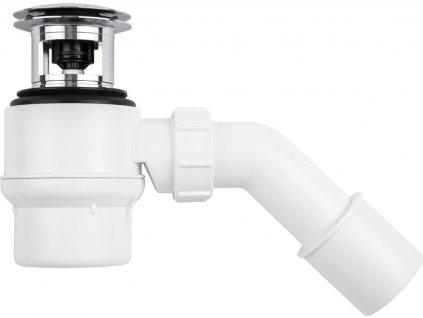 Sapho Sifon pro vany s přepadem, průměr 50mm, DN50, krytka chrom 103700000172