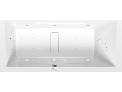 Polysan MARLENE hydromasážní vana, 180x80x48cm, Highline Hydro-Air, chrom 72034.6010