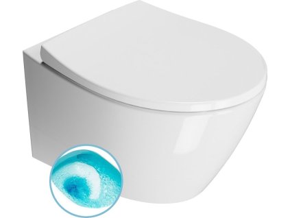 GSI MODO závěsná WC mísa, Swirlflush, 37x52cm, bílá ExtraGlaze 981611