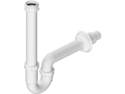 Bruckner Umyvadlový U sifon 5/4", DN40, bílá 151.106.0