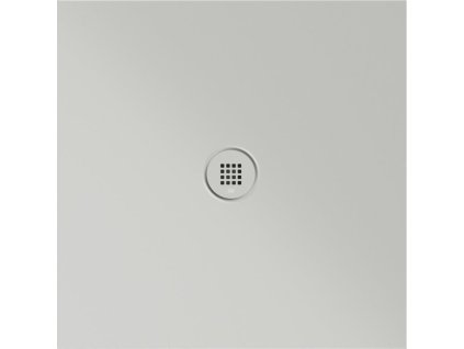 GSI Keramická sprchová vanička, čtverec 80x80x2cm, cenere mat 46080817