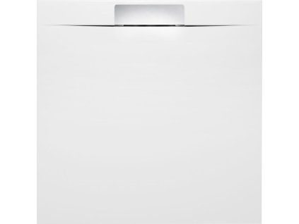 Polysan KAZUKO sprchová vanička z litého mramoru, čtverec 90x90cm, bílá 40332