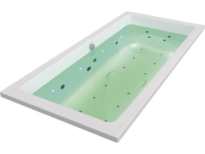Polysan COLORTERAPIE RGB vnitřní bodové osvětlení vany, 8 LED diod 91408