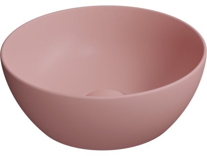 GSI PURA keramické umývátko na desku, průměr 32cm, blush mat 885424