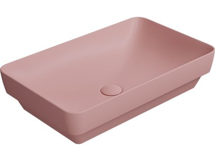 GSI PURA keramické umyvadlo na desku 60x38cm, blush mat 883724