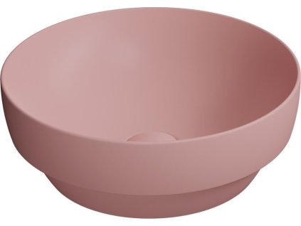 GSI PURA keramické umyvadlo na desku, průměr 40cm, blush mat 884624