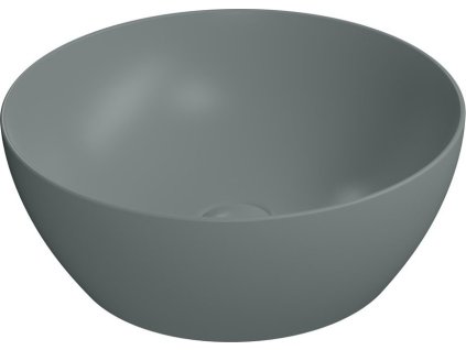 GSI PURA keramické umyvadlo na desku, průměr 42cm, agave mat 885104