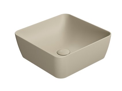 GSI SAND/NUBES keramické umyvadlo na desku 38x38cm, creta mat 903808