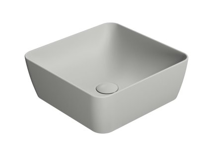 GSI SAND/NUBES keramické umyvadlo na desku 38x38cm, cenere mat 903817