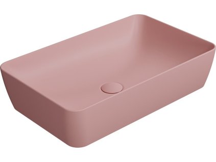 GSI NUBES keramické umyvadlo na desku 60x38cm, blush mat 903624