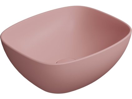 GSI NUBES keramické umyvadlo na desku 40x35cm, blush mat 978524