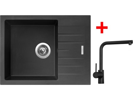 4297609 8596142049721 sinks perfecto 650 pureblack elka cerna matna