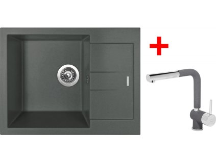 4289250 8596142047574 sinks amanda 650 titanium mix 3 p gr