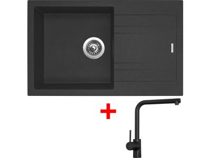 4297587 8596142046195 sinks linea 780 granblack elka cerna matna
