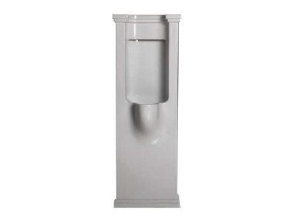 Kerasan WALDORF urinál na postavení se zakrytým přívodem vody 44x124, 5 cm, včetně sifonu, bílá 413101