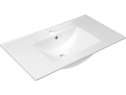 Sapho SLIM keramické umyvadlo, nábytkové, 90x46, 5cm, bílá 1601-90