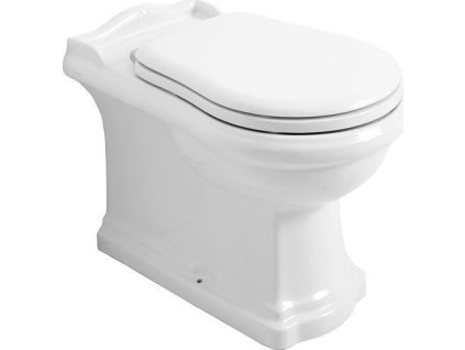 Kerasan RETRO WC mísa stojící, 39x61cm, spodní/zadní odpad, bílá 101601
