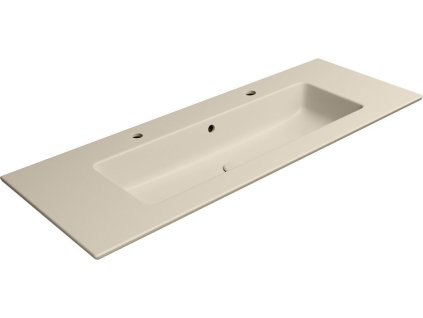 GSI PURA keramické dvojumyvadlo Slim 122x46cm, creta mat 8887208