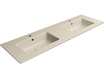 GSI PURA keramické dvojumyvadlo Slim 142x46cm, creta mat 8889108