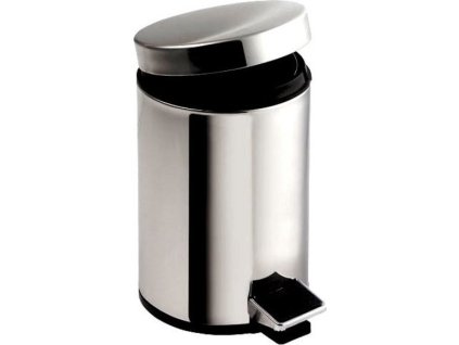 Aqualine SIMPLE LINE odpadkový koš kulatý 5l, nerez lesk 27105