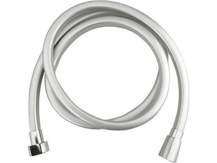 Sapho QUADROFLEX plastová sprchová hadice hranatá, 150cm, stříbrná/chrom 1208-13