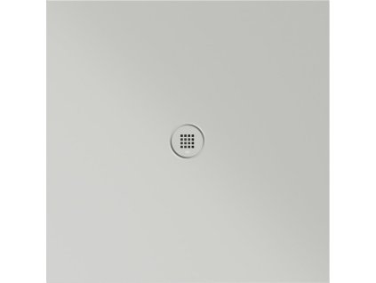 GSI Keramická sprchová vanička, čtverec 100x100x2cm, cenere mat 46101017