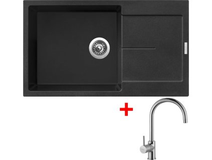 4289802 8596142050741 sinks ultima 860 xxl metalblack vitalia