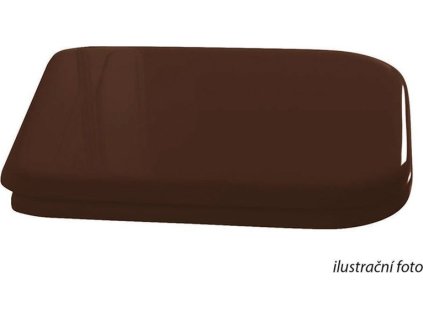Kerasan WALDORF WC sedátko, Soft Close, ořech/bronz 418640