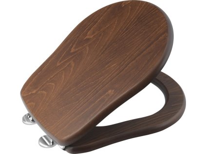 Kerasan RETRO WC sedátko, ořech/chrom 109040