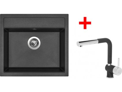 4289946 8596142049196 sinks solo 560 metalblack mix 3 p gr