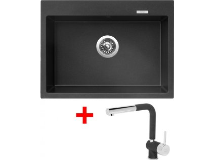 4289552 8596142049332 sinks maximo 680 metalblack mix 3 p gr