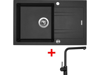 4297661 8596142052981 sinks linea 780 xc metalblack elka cerna matna