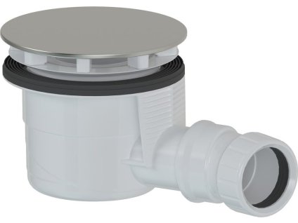 Polysan Vaničkový sifon, průměr 90mm, DN40, krytka nerez lesk 17911