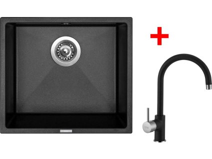 4289500 8596142048588 sinks frame 457 metalblack vitalia gr