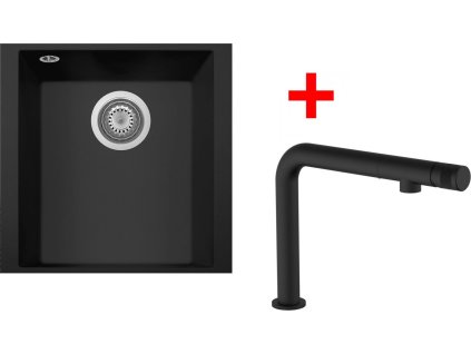 4476980 8596142057344 sinks cube 340u nanoblack comforta nanoblack