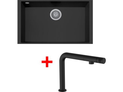 4476996 8596142057429 sinks cube 690u nanoblack comforta nanoblack