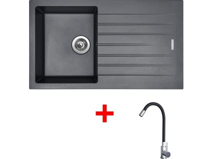 4478249 8596142054633 sinks perfecto 860 titanium elasta nerez cerna